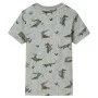 Camiseta infantil caqui claro melange 128 de , Camisetas para niños - Ref: Foro24-12102, Precio: 8,64 €, Descuento: %