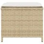 Taburetes de jardín con cojines 4 uds ratán PE beige 41x41x36cm de , Otomanas de exterior - Ref: Foro24-365045, Precio: 93,39...