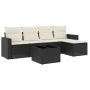 6-piece garden sofa set with black synthetic rattan cushions by , Modular outdoor sofas - Ref: Foro24-3251233, Price: 351,29 ...