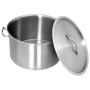 Olla de acero inoxidable 58 L 50x30 cm de vidaXL, Ollas altas - Ref: Foro24-51141, Precio: 175,04 €, Descuento: %