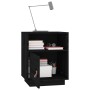Mesita de noche madera maciza de pino negro 40x34x55 cm de vidaXL, Mesitas de noche - Ref: Foro24-818323, Precio: 46,11 €, De...