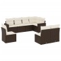 Set sofás de jardín 8 piezas y cojines ratán sintético marrón de , Conjuntos de jardín - Ref: Foro24-3219063, Precio: 512,76 ...