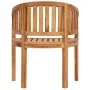 Sillas banana 2 unidades madera maciza de teca de vidaXL, Sillas de jardín - Ref: Foro24-48019, Precio: 320,26 €, Descuento: %
