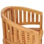 Sillas banana 2 unidades madera maciza de teca de vidaXL, Sillas de jardín - Ref: Foro24-48019, Precio: 320,26 €, Descuento: %