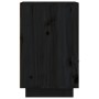 Mesita de noche madera maciza de pino negro 40x34x55 cm de vidaXL, Mesitas de noche - Ref: Foro24-818323, Precio: 46,11 €, De...