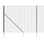 Cerca de alambre con pinchos de anclaje verde 1,4x10 m de , Paneles de vallas - Ref: Foro24-154099, Precio: 128,28 €, Descuen...
