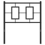 Cabecero de metal negro 80 cm de , Cabeceros y pies de cama - Ref: Foro24-374268, Precio: 30,19 €, Descuento: %