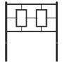 Kopfteil aus schwarzem Metall, 80 cm von , Kopf- und Fußteile - Ref: Foro24-374268, Preis: 29,77 €, Rabatt: %