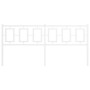 Cabecero de metal blanco 180 cm de , Cabeceros y pies de cama - Ref: Foro24-374326, Precio: 49,34 €, Descuento: %