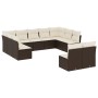 Set de sofás de jardín 11 pzas cojines ratán sintético marrón de , Conjuntos de jardín - Ref: Foro24-3250192, Precio: 620,58 ...