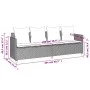 Sonnenliege mit beigen Kissen aus synthetischem Rattan von , Liegen - Ref: Foro24-368347, Preis: 226,40 €, Rabatt: %