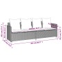 Tumbona con cojines ratán sintético marrón de , Tumbonas - Ref: Foro24-368345, Precio: 230,14 €, Descuento: %