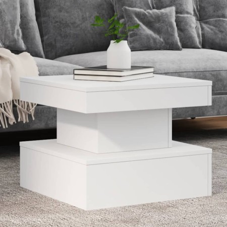 Mesa de centro con luces LED blanco 50x50x40 cm de , Mesas de centro - Ref: Foro24-839840, Precio: 52,84 €, Descuento: %