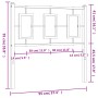 Cabecero de metal blanco 90 cm de , Cabeceros y pies de cama - Ref: Foro24-374318, Precio: 31,80 €, Descuento: %