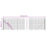 Cerca de alambre con brida gris antracita 1,8x10 m de , Paneles de vallas - Ref: Foro24-154309, Precio: 100,38 €, Descuento: %