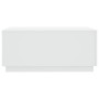 Mesa de centro con luces LED blanco 90x50x40 cm de , Mesas de centro - Ref: Foro24-839875, Precio: 66,14 €, Descuento: %
