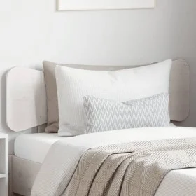 Solid white pine wood bed headboard 90 cm by , Headboards and footboards - Ref: Foro24-844794, Price: 43,67 €, Discount: %