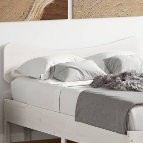 Cabecero de cama madera maciza de pino blanco 135 cm de , Cabeceros y pies de cama - Ref: Foro24-844782, Precio: 39,97 €, Des...