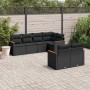 Set de comedor de jardín 7 pzas y cojines ratán sintético negro de , Conjuntos de jardín - Ref: Foro24-3258541, Precio: 544,5...