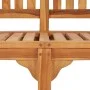 Banco con forma de banana madera maciza de teca 120 cm de vidaXL, Bancos de jardín - Ref: Foro24-48020, Precio: 276,51 €, Des...