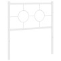 Cabecero de metal blanco 80 cm de , Cabeceros y pies de cama - Ref: Foro24-376302, Precio: 28,88 €, Descuento: %