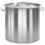 Cacerola de acero inoxidable 26 L 32x32 cm de vidaXL, Ollas altas - Ref: Foro24-51133, Precio: 97,99 €, Descuento: %