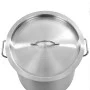 Cacerola de acero inoxidable 26 L 32x32 cm de vidaXL, Ollas altas - Ref: Foro24-51133, Precio: 88,12 €, Descuento: %