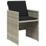 Set comedor jardín y cojines 13 pzas ratán sintético gris claro de , Conjuntos de jardín - Ref: Foro24-3210623, Precio: 979,2...