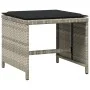 Set comedor jardín y cojines 13 pzas ratán sintético gris claro de , Conjuntos de jardín - Ref: Foro24-3210623, Precio: 979,2...