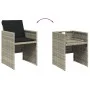 Set comedor jardín y cojines 13 pzas ratán sintético gris claro de , Conjuntos de jardín - Ref: Foro24-3210623, Precio: 979,2...
