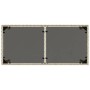 Mesa jardín superficie vidrio ratán PE gris claro 115x54x74 cm de , Mesas de jardín - Ref: Foro24-365079, Precio: 69,77 €, De...