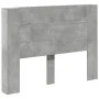 Cabecero de cama con luz LED gris hormigón 140x16,5x103,5 cm de , Cabeceros y pies de cama - Ref: Foro24-839248, Precio: 78,8...