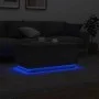 Mesa de centro con luces LED gris Sonoma 90x50x40 cm de , Mesas de centro - Ref: Foro24-839880, Precio: 66,15 €, Descuento: %