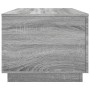 Mesa de centro con luces LED gris Sonoma 90x50x40 cm de , Mesas de centro - Ref: Foro24-839880, Precio: 65,17 €, Descuento: %