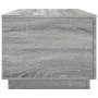 Mesa de centro con luces LED gris Sonoma 90x50x40 cm de , Mesas de centro - Ref: Foro24-839880, Precio: 66,15 €, Descuento: %