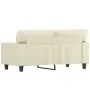 Sofá de 2 plazas de cuero sintético color crema 120 cm de , Sofás - Ref: Foro24-359413, Precio: 218,68 €, Descuento: %