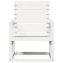 Silla de jardín madera maciza de pino blanco 57,5x63x76 cm de , Sillas de jardín - Ref: Foro24-832548, Precio: 67,74 €, Descu...