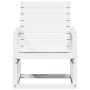 Silla de jardín madera maciza de pino blanco 57,5x63x76 cm de , Sillas de jardín - Ref: Foro24-832548, Precio: 68,37 €, Descu...