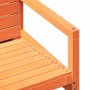 Silla de jardín madera maciza de pino marrón cera 57,5x63x76 cm de , Sillas de jardín - Ref: Foro24-844645, Precio: 68,37 €, ...