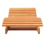 Tumbonas madera maciza de pino marrón 2 uds 205x60x31,5 cm de , Tumbonas - Ref: Foro24-844651, Precio: 172,43 €, Descuento: %