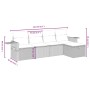 Set de muebles de jardín 5 pzas y cojines ratán sintético negro de , Conjuntos de jardín - Ref: Foro24-3263771, Precio: 315,1...