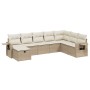Juego de sofás de jardín con cojines beige 8 pzas ratán PE de , Conjuntos de jardín - Ref: Foro24-3263894, Precio: 527,04 €, ...