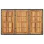 Mesa de jardín superficie madera acacia ratán negro 150x90x75cm de , Mesas de jardín - Ref: Foro24-365535, Precio: 167,02 €, ...