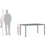 Mesa de jardín superficie madera acacia ratán negro 150x90x75cm de , Mesas de jardín - Ref: Foro24-365535, Precio: 167,02 €, ...