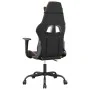 Silla gaming de masaje cuero sintético negro y naranja de , Sillones para videojuegos - Ref: Foro24-345405, Precio: 108,11 €,...