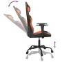 Silla gaming de masaje cuero sintético negro y naranja de , Sillones para videojuegos - Ref: Foro24-345405, Precio: 108,11 €,...