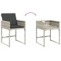 Set comedor jardín 7 pzas y cojines ratán sintético gris claro de , Conjuntos de jardín - Ref: Foro24-3211271, Precio: 404,71...