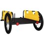Remolque para bicicletas hierro y tela Oxford amarillo de , Remolques para bicicletas - Ref: Foro24-94190, Precio: 80,16 €, D...