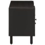 Mueble de TV madera maciza de mango negro 105x33x46 cm de , Muebles TV - Ref: Foro24-356833, Precio: 92,58 €, Descuento: %