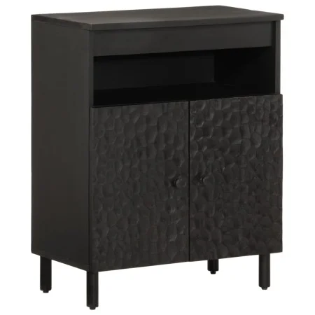 Aparador madera maciza de mango negro 60x33x75 cm de , Aparadores - Ref: Foro24-356844, Precio: 101,35 €, Descuento: %